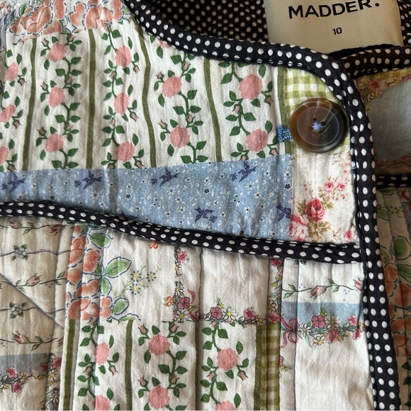 Damson Madder Macy Patchwork Quilted Jacket - Picture 7 of 17